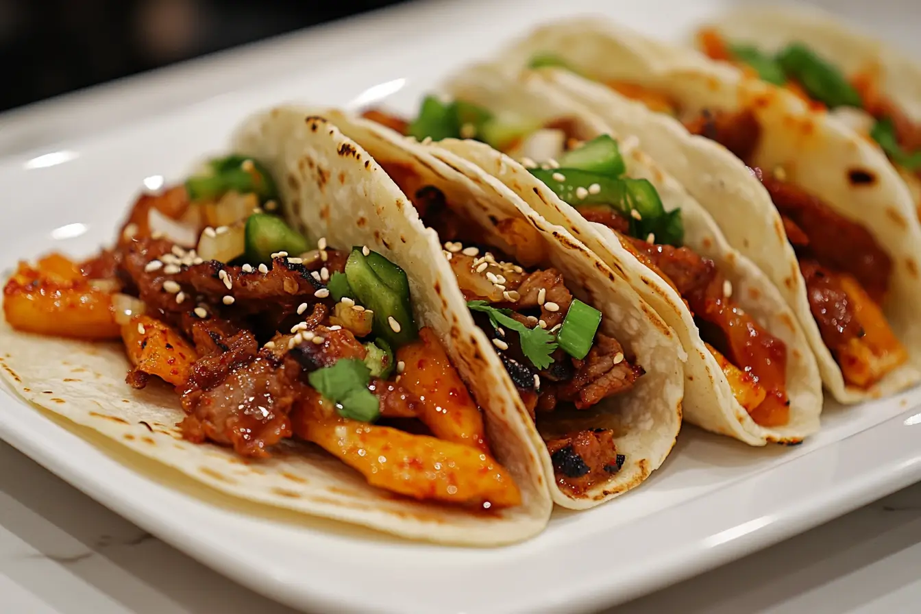Melt-in-Mouth Korean BBQ Pork Tacos: Slow Cooker & Quick Kimchi
